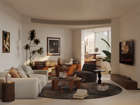 Mid-century Style Living Room