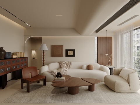 Mid-century Style Living Room