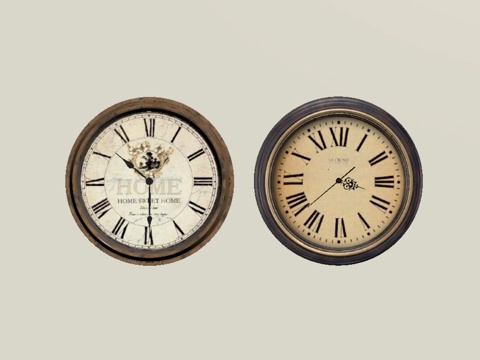 American retro clock wall clock wall watch wall clock