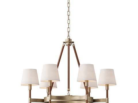 American craft chandelier multi-head chandelier