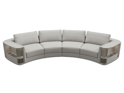 Affordable Luxury Style Curved Sofa