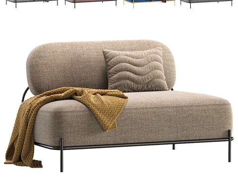 Nordic double sofa