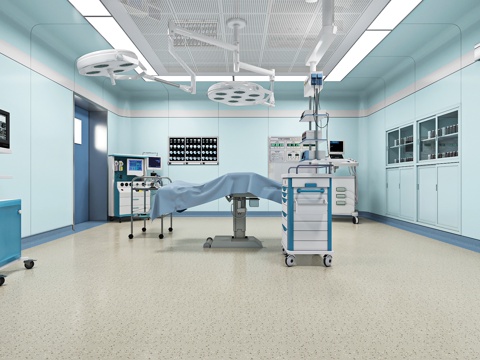 Modern Operating Room Hospital