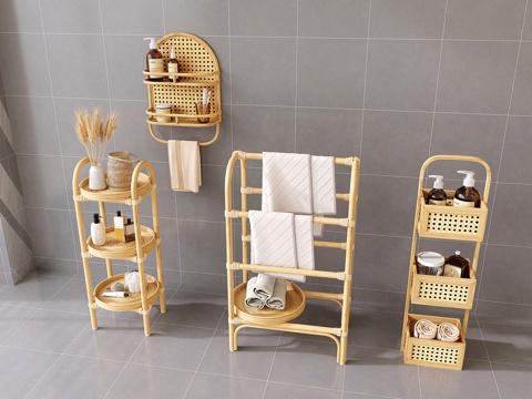 Rattan Storage Rack