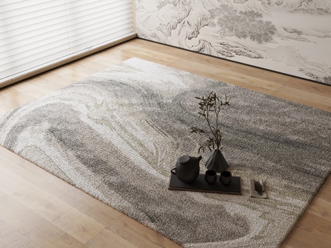 New Chinese carpet gradient splash ink carpet