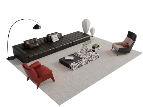 Italian Sofa Coffee Table Sectional Sofa