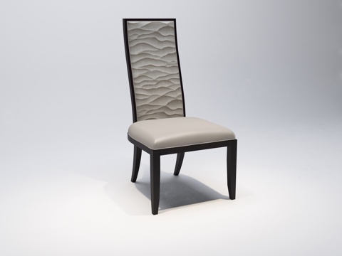 Neo-Chinese Style Chair High Back Chair Dining Chair