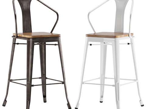 Industrial Style Bar Stool Bar Chair