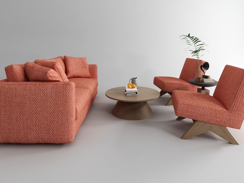 Qui Leisure Sofa Tea Table Sectional Sofa