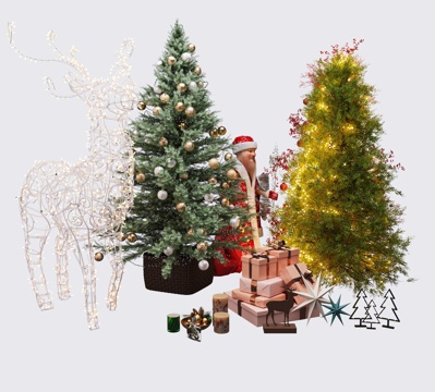 Christmas decorations Christmas tree gift box