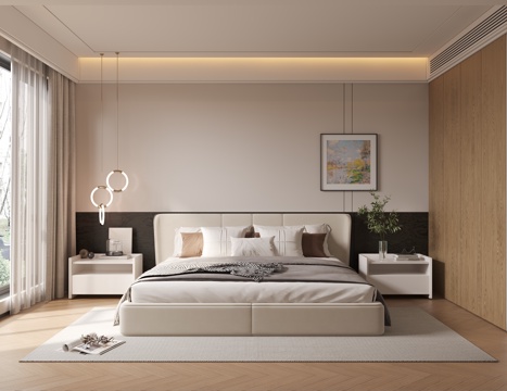 Modern Minimalist Elderly Room Bedroom Master Bedroom