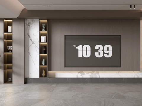 Modern Wall TV background