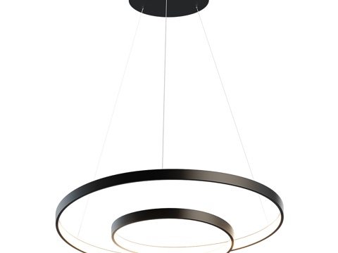 Modern minimalist chandelier small ring chandelier