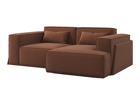 Modern minimalist double sofa