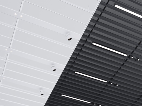 Industrial wind ceiling grille ceiling