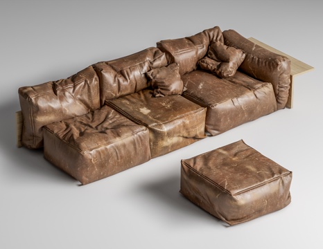 Multiplayer Sofa Leather Sofa