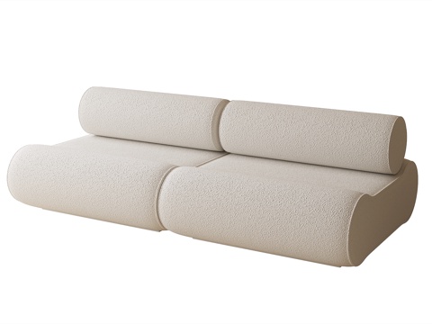 Modern Double Sofa Soft Bag Sofa