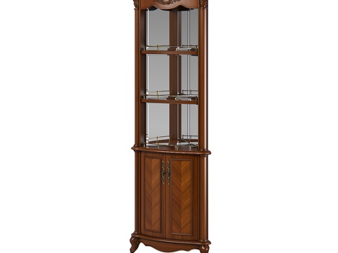 American wine cabinet triangle cabinet