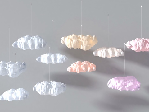 Cloud chandelier creative chandelier art chandelier white cloud lamp