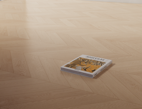 Modern floor fishbone wood floor