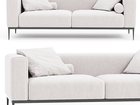 modern fabric double sofa leisure sofa