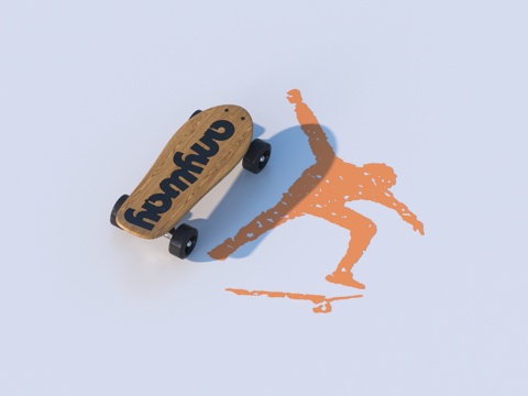 Scooter roller skateboard