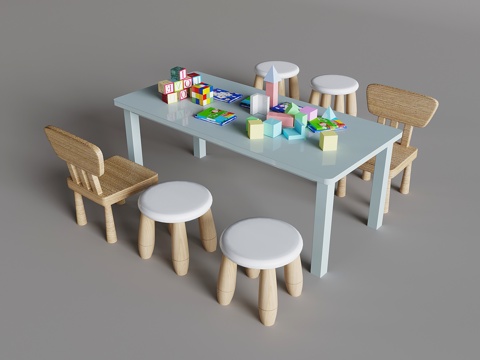 Children's Table and Chair Game Table and Chair