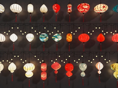 New Chinese Lantern Red Lantern Festival Lights Traditional Ceremony Lights Festival Lights