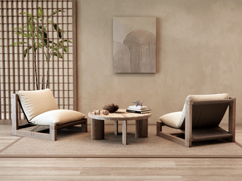 Modern Leisure Table and Chair Tatami Table and Chair