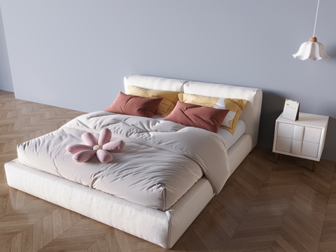 Cream Style double bed