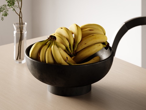 Modern Fruit Plate Fruit Ornaments Banana