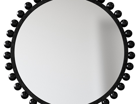 Round mirror mirror decorative mirror