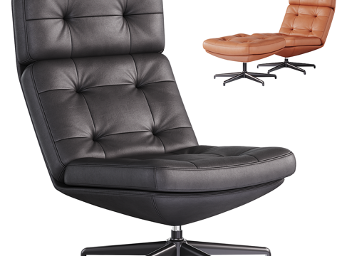 Modern Recliner Lounge Chair Pedal