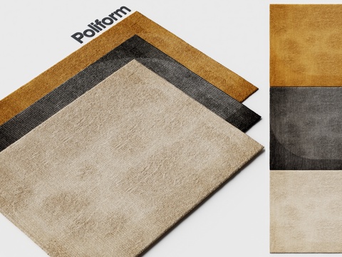 POLIFORM modern carpet square carpet