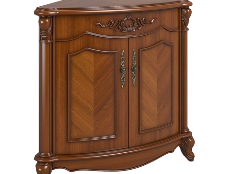 American Side Cabinet Triangle Cabinet Entrance Cabinet