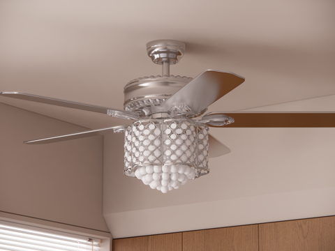 French ceiling fan lamp