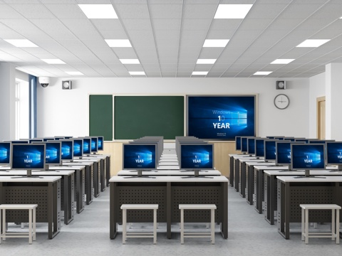 Modern Computer Classroom