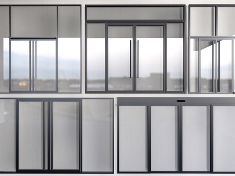 glass door induction glass door