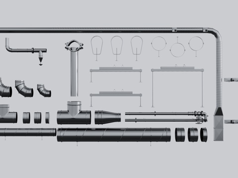 Hardware pipe industrial pipe