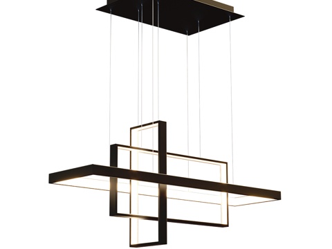 Modern minimalist chandelier