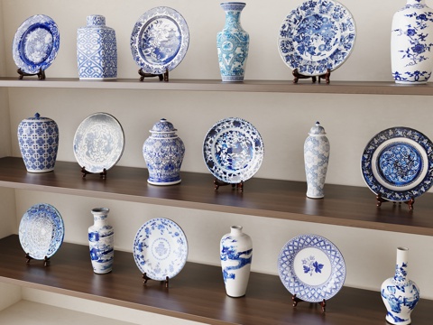 New Chinese-style Ceramic Porcelain Utensils