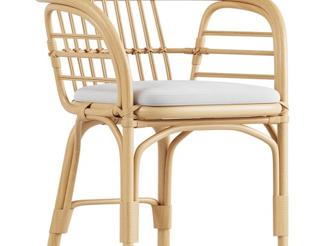 New Chinese Lounge Chair Rattan Chair