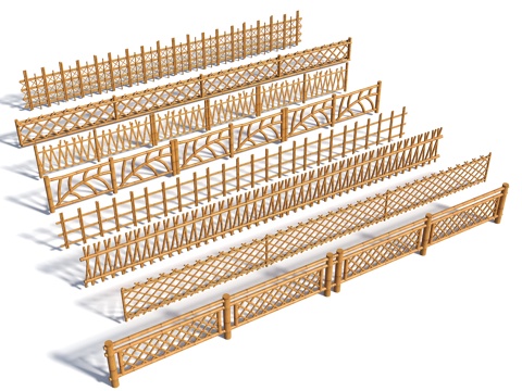 Chinese-style Bamboo Fence Bamboo Fence Bamboo Fence Partition Bamboo Fence