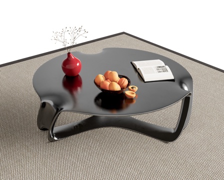 Modern Minimalist Stainless Steel Coffee Table