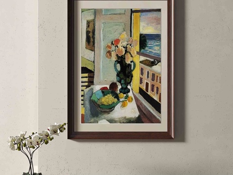 Decorative painting of Mid-century Style oil painting