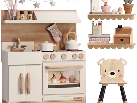 Modern children's toys kitchen ornaments