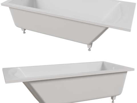 Square Bathtub Salini Minimalist Bathtub