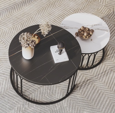 Round coffee table