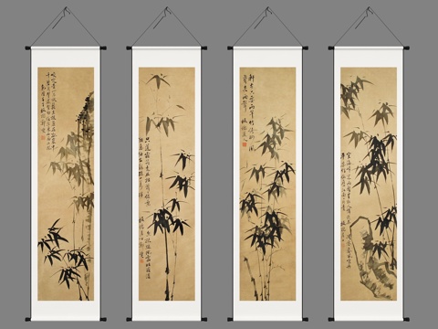 New Chinese-style decorative painting scroll painting