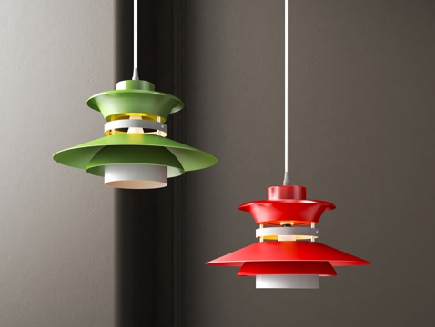 Modern color small chandelier